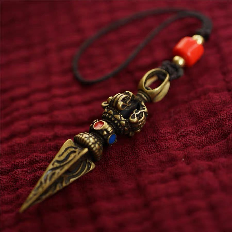 Tibetan Buddhist Phurba Vajra Pestle Pendant