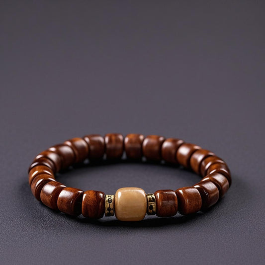 Tibetan - style top - grade yak - bone bracelet