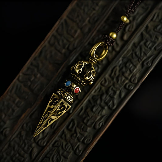 Tibetan Buddhist Phurba Vajra Pestle Pendant