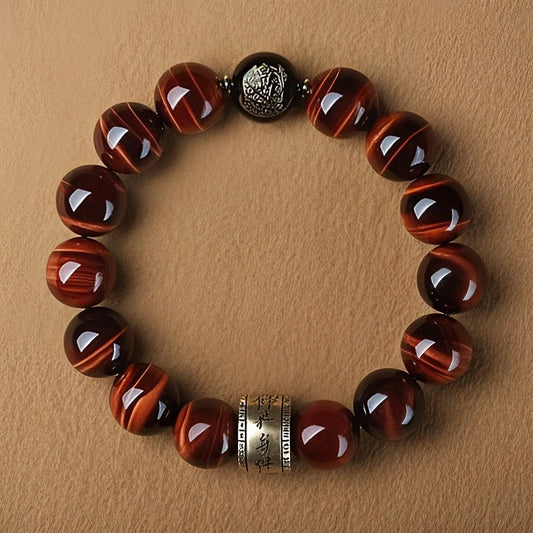 Tibetan - style Five - Elements Fire Spirit Pearl Bracelet: Igniting Passion, Enlightening Wisdom, Dispelling Weariness and Fear