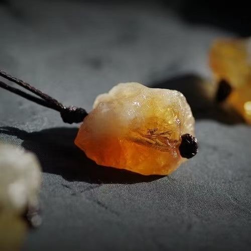 Tibetan Spiritual Brown Crystal: Zen - Mind Balance Talisman